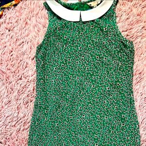 Cute mini Peter Pan collar dress great for any occasion, has no stretch